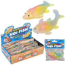 Sticky Rainbow Koi Fish 4.5"