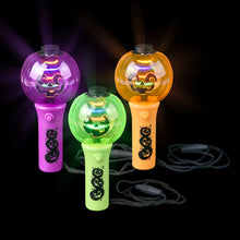 Jack-O-Lantern Light Up Spinning Wand Necklace