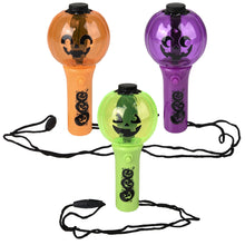 Jack-O-Lantern Light Up Spinning Wand Necklace