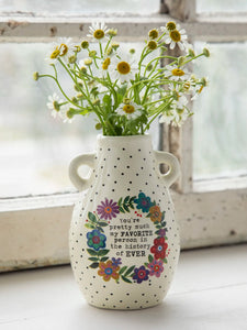 Natural Life Favorite Person Bud Vase