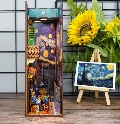 Vincent's World Miniature Book Nook Kit