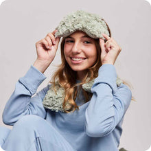Curly Sage Green Warmies Eye Mask V2