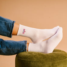 Embroidered Crew Socks-American Flag