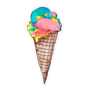 Superman Ice Cream Vinyl Sticker