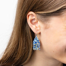 Cassie Mini Confetti Short Fringe Earrings