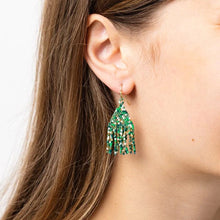 Cassie Mini Confetti Short Fringe Earrings