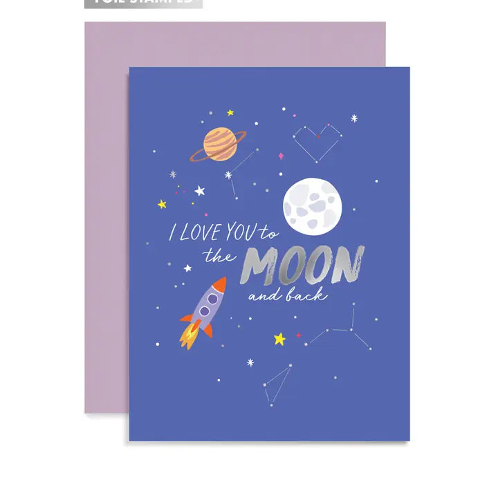 Moon Love Greeting Card