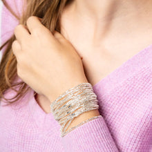 Silver Chelsea 18 Strand Luxe Beaded Bracelet Set