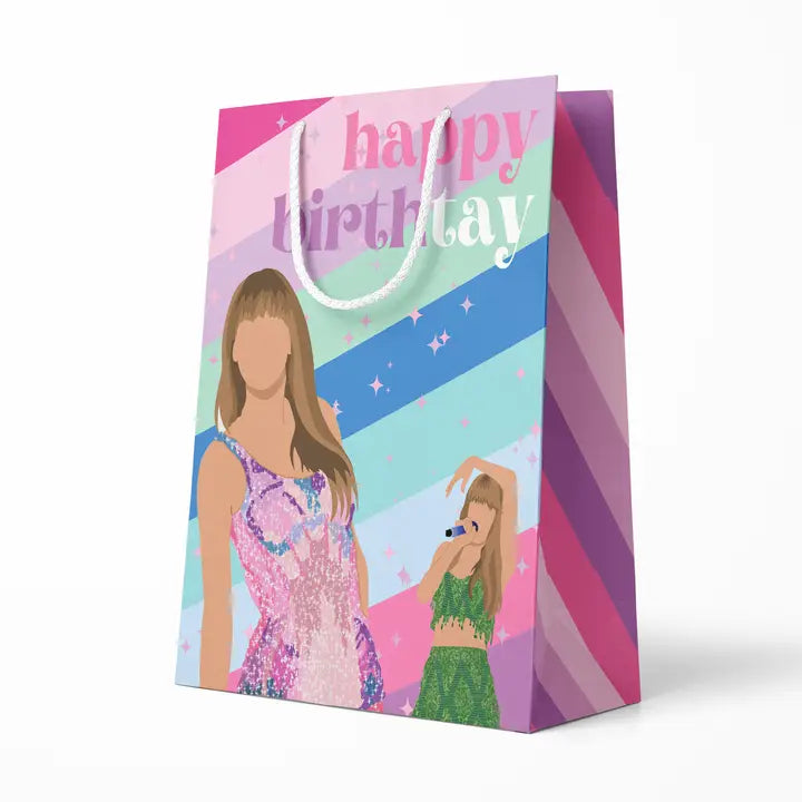 Happy Birth-Tay Birthday Gift Bag Taylor Swift