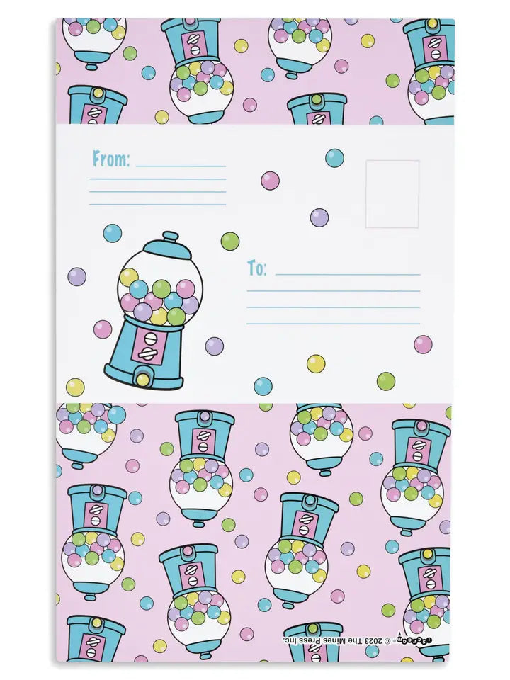 Bubble Gum Fun Foldover Cards