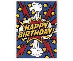 Superhero Birthday Card