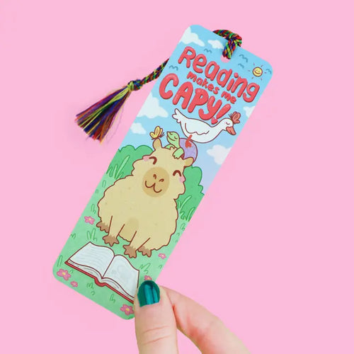 Reading Makes Me Capy Capybara Bookmark