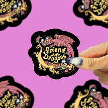 Friend To Dragons Vinyl Sticker
