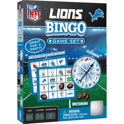 Detroit Lions NFL Bingo Game