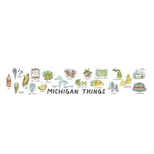 Michigan Things Wine Glass