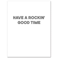 Elvis Rockin' Good Time Birthday Card