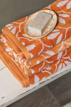Orange Floral Soap Dish