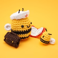 Cornelius the Bee Crochet Kit for Beginners