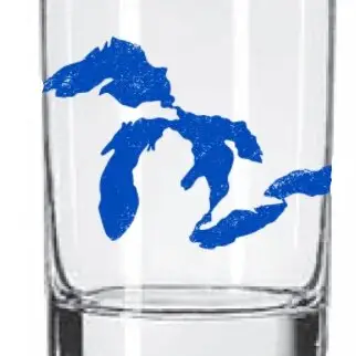 Great Lakes Rocks Glass