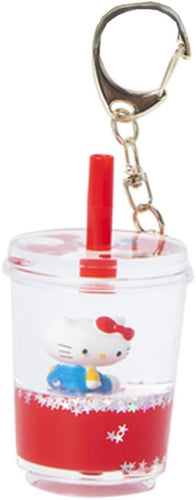 Hello Kitty Boba Tsunameez Keychain Figure