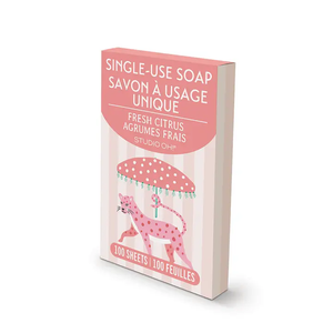 Leopard on Parade Single-Use Soap Sheets