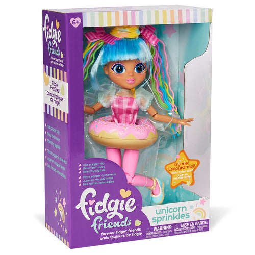 Fidgie Friends Unicorn Sprinkles Doll