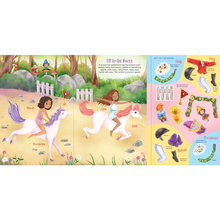 Unicorns Sticker Doll Dress-Up Book