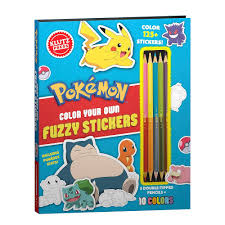 Klutz: Pokemon Color Your Own Fuzzy Stickers