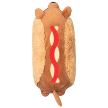 Squishable Snackers Dachshund Hot Dog 5”