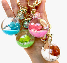 Sleeping Animal Ball Key Charm