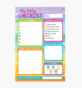 Kids’ Daily Planner Note Pad
