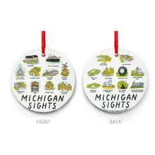 Michigan Sights Ceramic Ornament