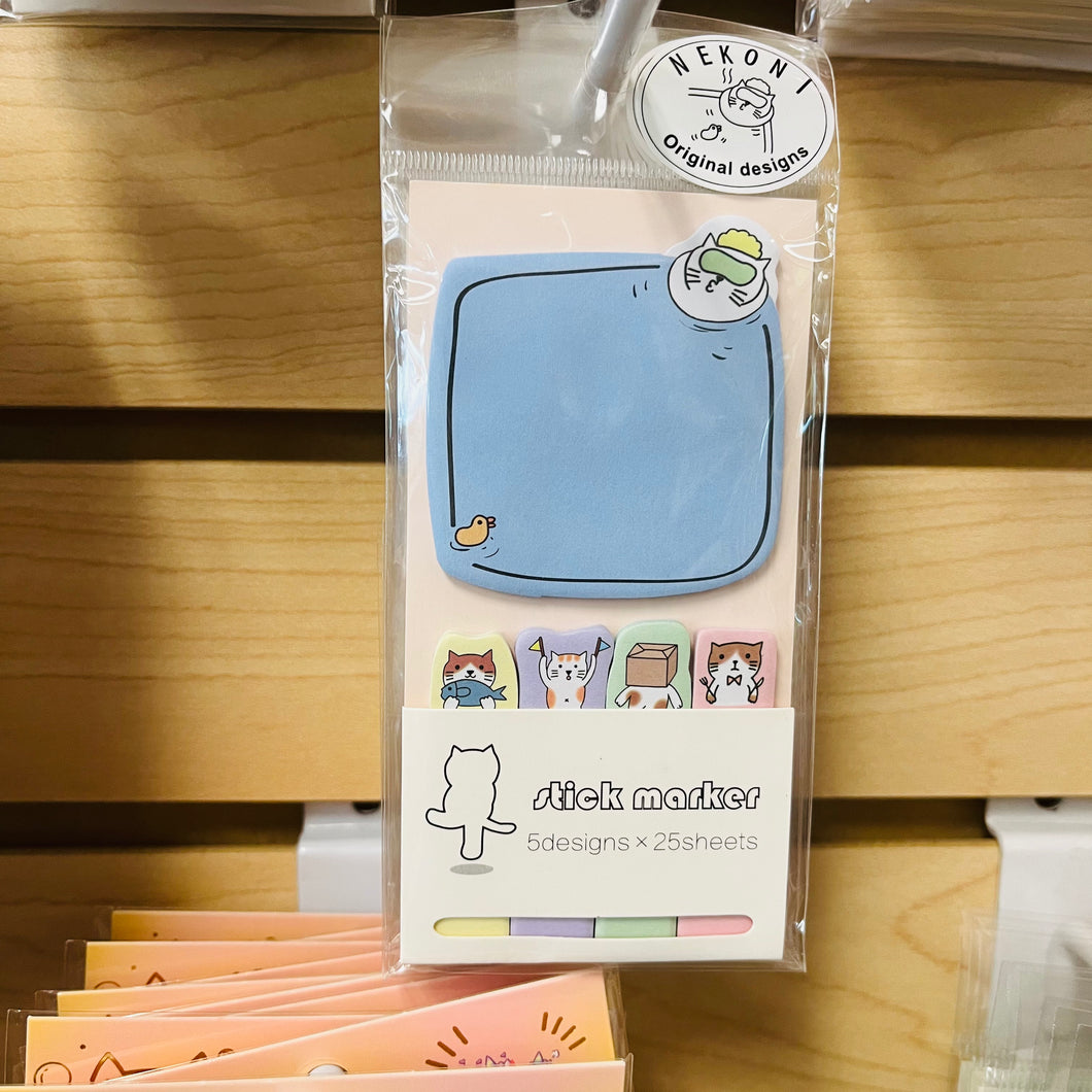 Cats Sticky Notepad
