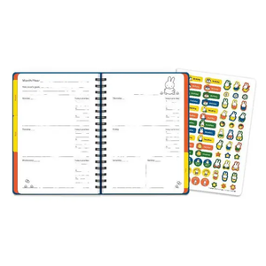 Undated Tri-Tab Planner Classic Miffy