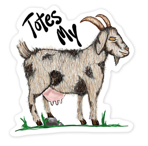 Totes my Goat - Mini Sticker