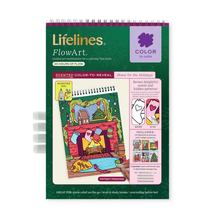 Home for the Holidays Lifelines FlowArt Color to Reveal