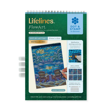 Metallic Winter's Glow Lifelines FlowArt Dot By Letter