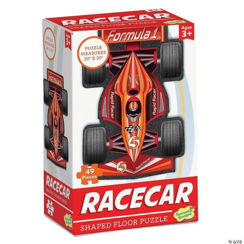 Shaped Floor Puzzle: Racecar
