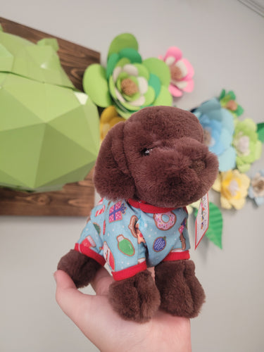 Chocolate Lab Mini PJ Pup Soft Douglas Plush