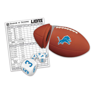 Detroit Lions Shake N' Score Travel Dice Game