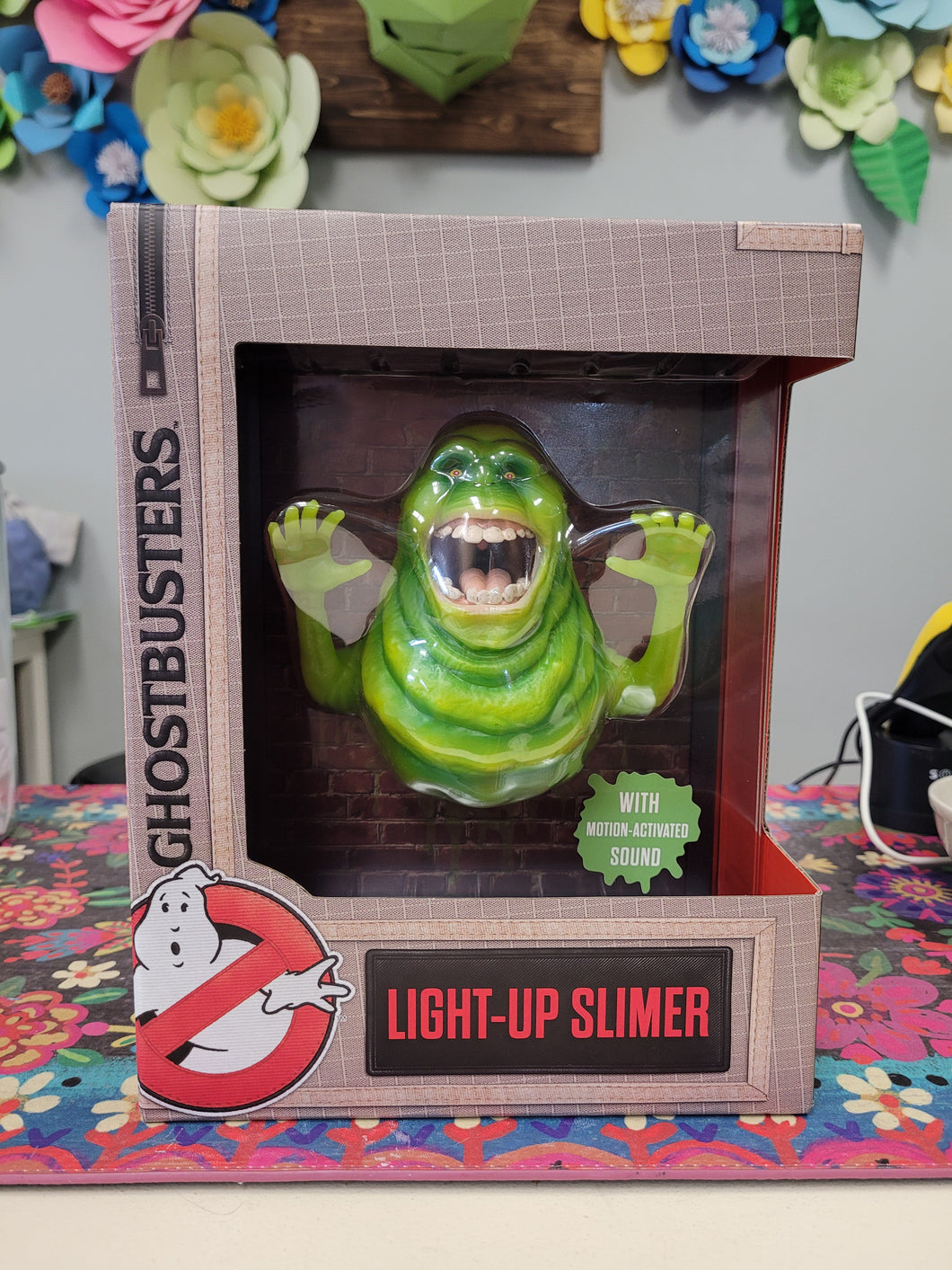 Ghostbusters: Light-Up Slimer: With Motion-Activated Sound! Ghostbusters: Light-Up Slimer: With Motion-Activated Sound!