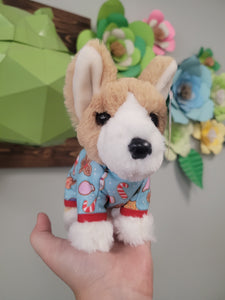 Corgi Mini PJ Pup Soft Douglas Plush