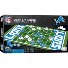 Detroit Lions Checkers Game Set