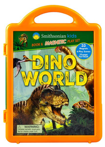 Smithsonian Kids: Dino World Book and Magnetic Play Set
