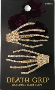 Halloween Death Grip Skelton Hair Clips