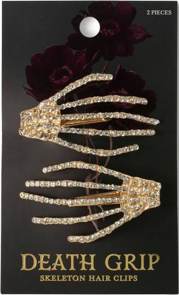Halloween Death Grip Skeleton Hair Clips