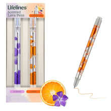 Lifelines Scented Lava Pen Set - 2-Pack Purple/Orange