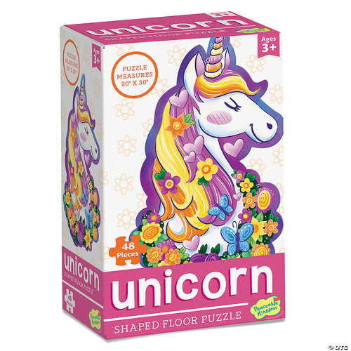 Shaped Floor Puzzle: Unicorn