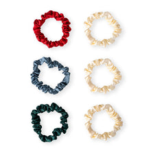 Crush Christmas Pretty Festive Holiday Satin Scrunchies