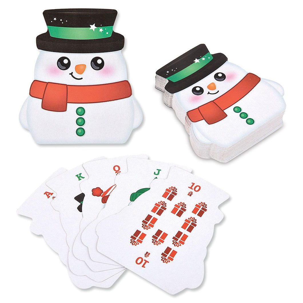 Snowman Playing Cards